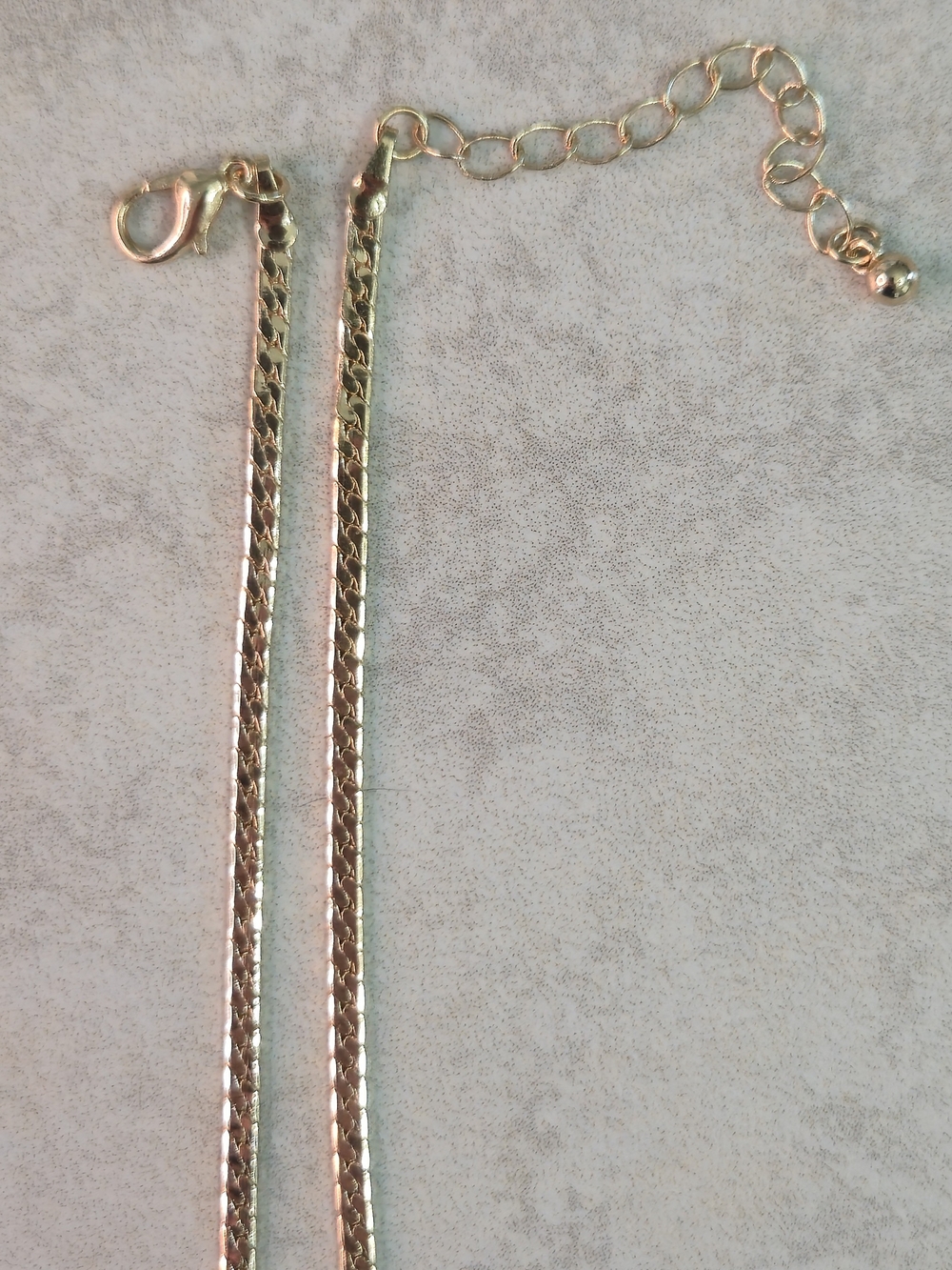 Gold Tone Rhinestone Lariat Y Necklace Long Drop Adjustable - Picture 4 of 6